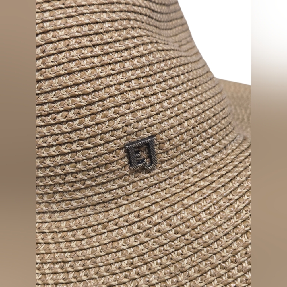 Eric Javits Bella Straw Wide-Brim Sun Hat - Picture 3 of 16